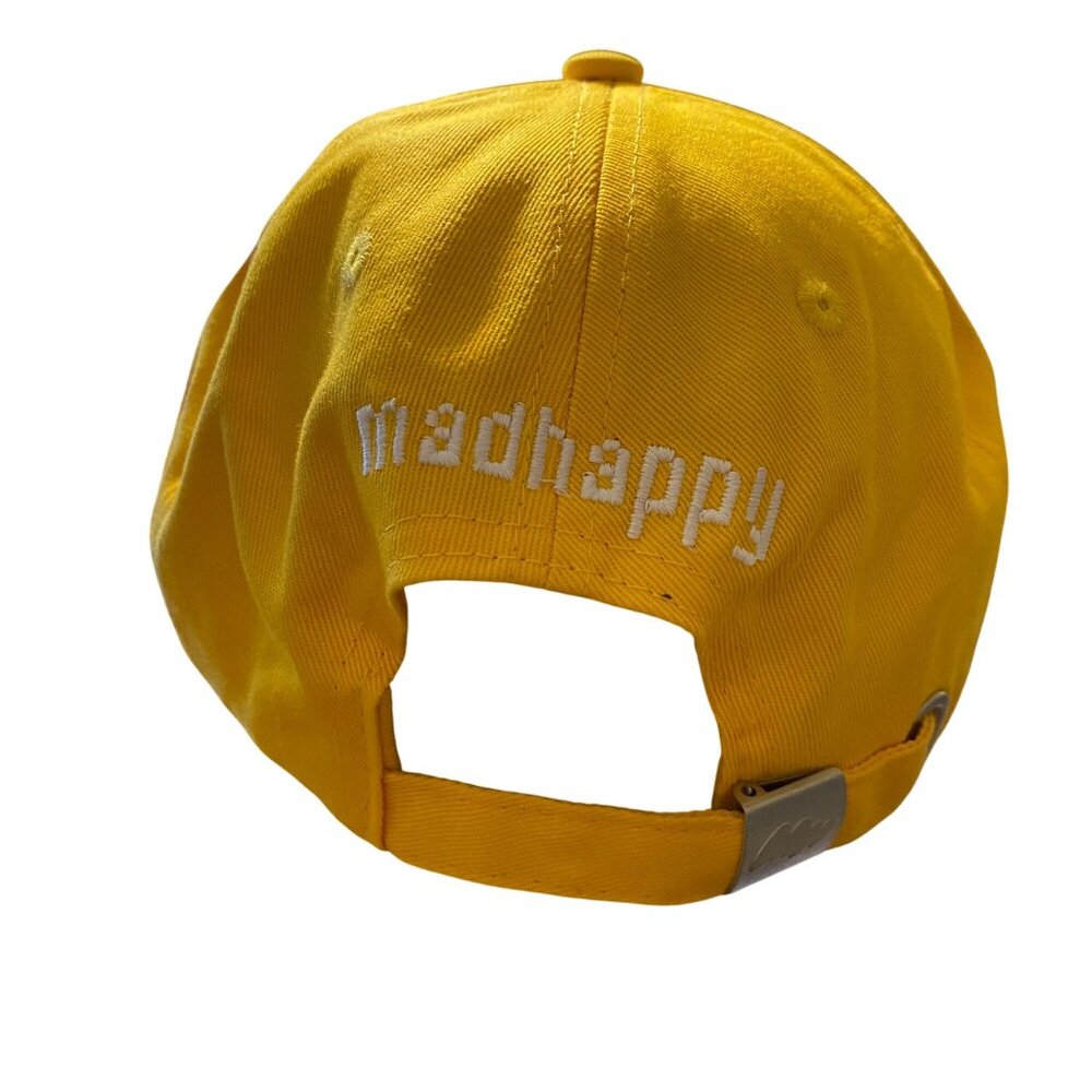 Mad Happy X Nouns Dad hat yellow Saturn new adjustable OS - Picture 5 of 6